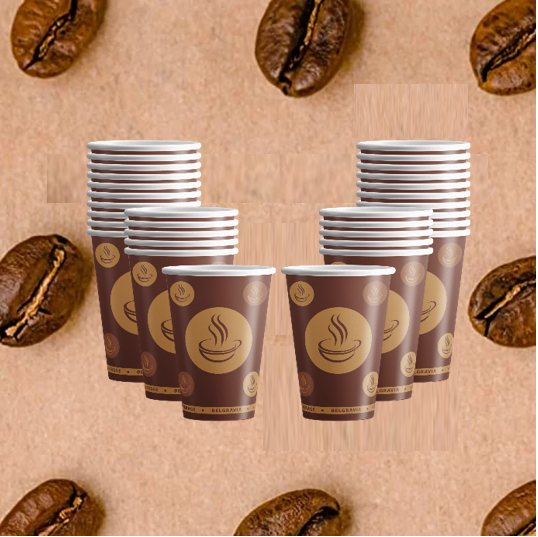 12oz "Belgravia" Paper Vending Cups 1000s