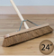 Castledale 24inch Coir Brush & Handle