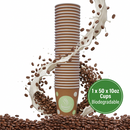 10oz Belgravia Biodegradable & Compostable Single Walled Paper Cups 50's