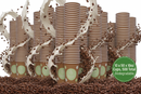 10oz Belgravia Biodegradable & Compostable Single Walled Paper Cups 50's