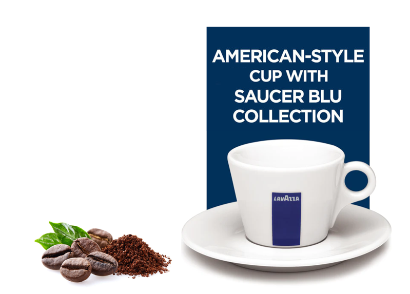 Lavazza Americano Coffee Cup & Saucer {8oz}