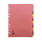 Concord Divider 20 Part A4 160gsm Board Pastel Assorted Colours - 74499/J44