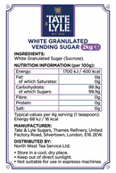 Tate & Lyle White Vending Sugar 2kg