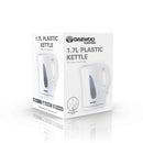 Daewoo 1.7 litre White Kettle | Cordless | Auto On Off