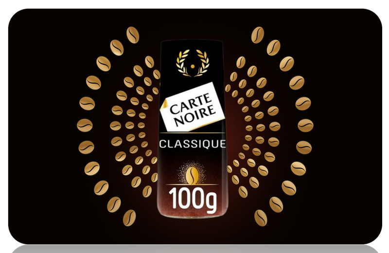 Carte Noir Classique Instant Freeze Dried Coffee 100g