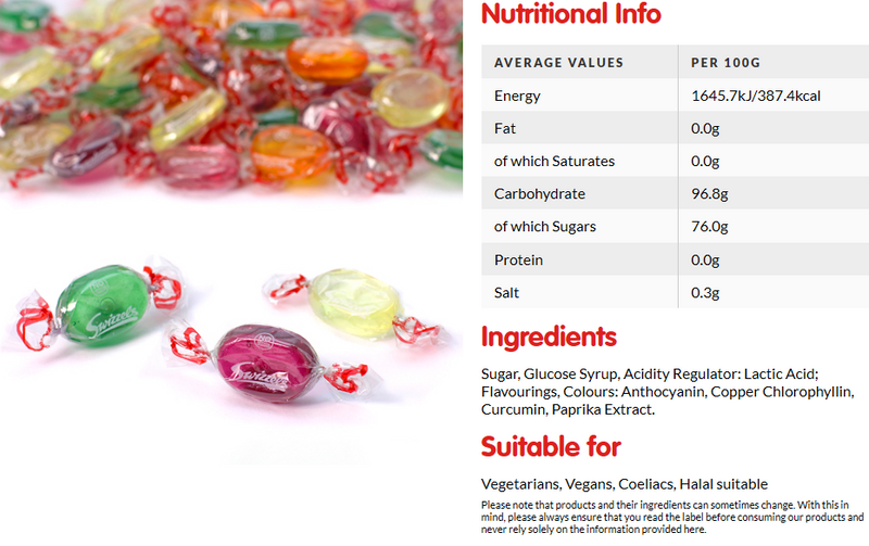 Swizzels Crystal Fruits 3kg | Bulk Bag Boiled Fruit Sweets