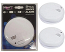 Daewoo Optical Smoke Alarm | Code ELA1159 | 9V Battery {Supplied} | Loud 85db Alarm