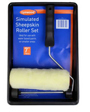LG Harris Lynwood 7" Simulated Sheepskin Roller Set | Tray, Roller and 7" Sleeve.