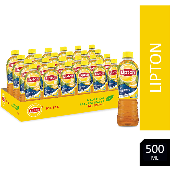 Lipton Ice Tea Lemon 500ml (Pack of 24)