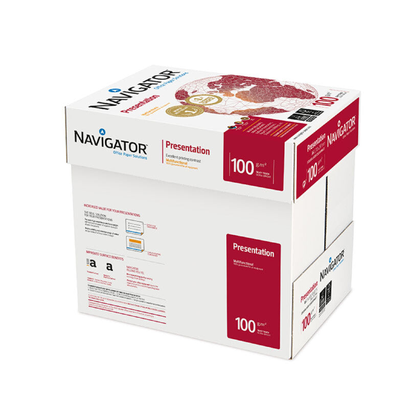Navigator 100gsm A4 Presentation Paper - White,pack of 5 Reams