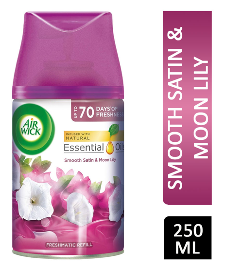 Airwick Air Freshener Freshmatic Refill Satin & Moon Lily Fragrance 250ml