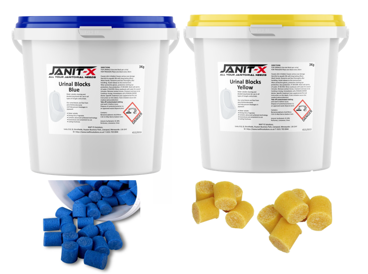 Janit-X Professional Yellow Urinal Channel Blocks 3kg
