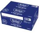 Tetley 4 Pint Bulk Brew Teabags | Catering Large Tea Bags | 82 Bulk 4 Pint Bags