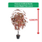 Fixtures Artificial Red & Green Maple Tree 120cm