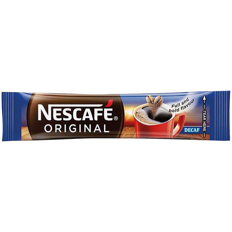 Nescafe Decaffeinated One Cup Sticks Coffee Sachets (Pack of 200)