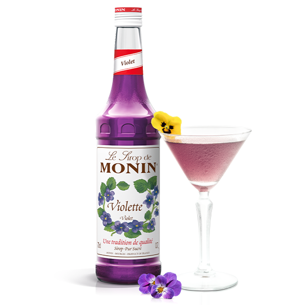 Monin Violet Coffee Syrup 700ml (Glass Bottle)