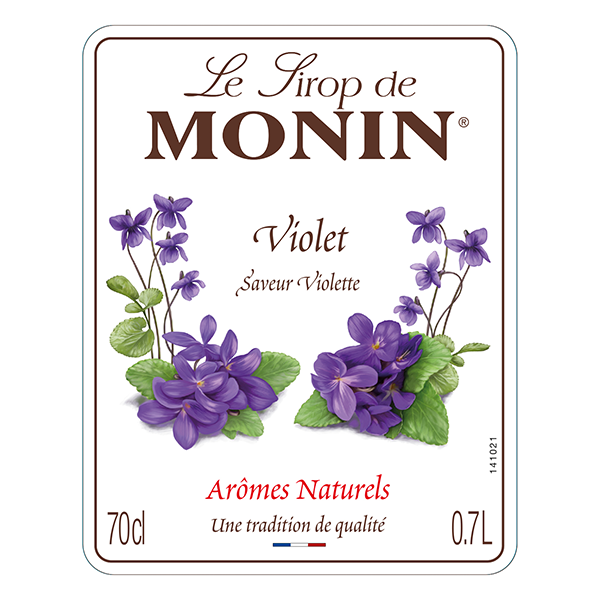 Monin Violet Coffee Syrup 700ml (Glass Bottle)