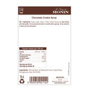 MONIN Chocolate Chip Cookie Cocktail Syrup 700ml (Glass Bottle) Discounted Pump Offer