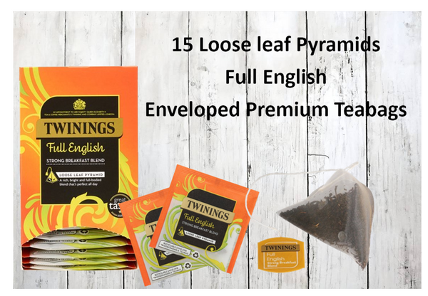 Twinings The Full English  Loose Leaf Pyramid Bags 15s