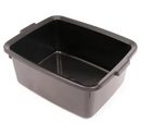 Addis Plastic Butler Large Rectangular Bowl, 12.5 Litre BLACK