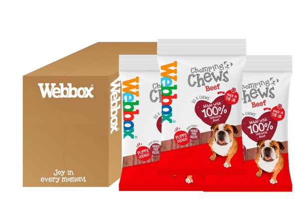 Webbox Prime Chomping Chews Beef 200g