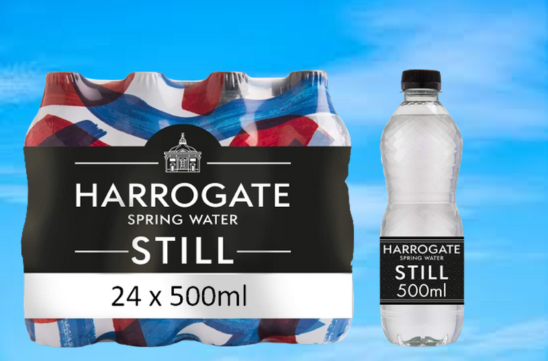 Harrogate Spring Water Still 24 x 500ml (Plastic Bottle)