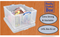 Really Useful Clear Plastic Storage Box 145 Litre External: 810 x 620 x 430mm