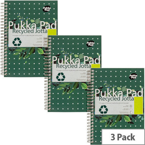 Pukka Pads Recycled A5 Notebook 110 Page 80gsm