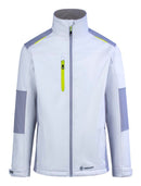 Flex Softshell Jacket Two-Tone White Grey ALL SIZES