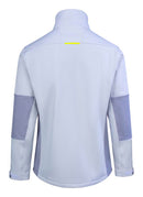 Flex Softshell Jacket Two-Tone White Grey ALL SIZES