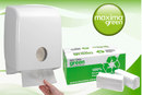 Maxima Green Two Ply C-Fold Hand Towels White 15x162's {2430}