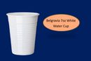 White Plastic 7oz Strong Drinking Tumbler Disposable Cups For Water Coolers