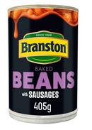 Branston Baked Beans with Sausages | 6 x 405g Tins