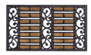 Fixtures Large Door Mat Heavy Duty Coco Scuff 100% Natural Coir Bristle {45 x 75cm}