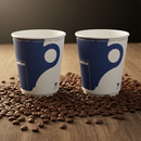 8oz Blue & White Double Walled Lavazza Cup - Single Unit (25's)