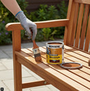 Ronseal Teak Satin Woodstain | Soft or Hard Wood | Quick Drying | 750ml