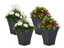 Wham Black Square Metallica Pot 28cm H308