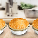 Caroline Foil Pie Dishes 4oz | 111mm Round x 22mm Deep | Code 1032 | 1 x 18 Pack