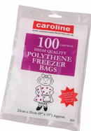 Caroline High Quality Freezer Bags | 20 Per Bag | 229mm x 330mm | Code 1121 | 1 x 20