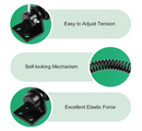 Securit 250mm Black Door And Gate Spring With Screws