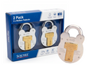 Squire Old English Galvanised Steel Case 4 Lever Padlock, Medium