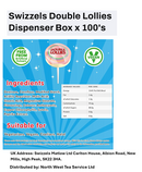 Swizzels Double Lollies Dispenser Box x 100's