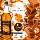 Sweetbird Caramel Coffee Syrup 1litre (Plastic)