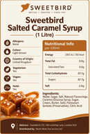 Sweetbird Salted Caramel Coffee Syrup 1litre (Plastic)