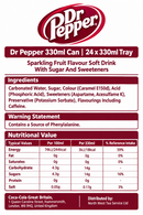 Dr Pepper Cans Pack 24 x 330ml