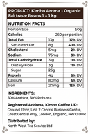 Kimbo Aroma 1kg Fairtrade & Organic Italian Coffee Beans