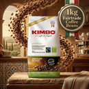 Kimbo Aroma 1kg Fairtrade & Organic Italian Coffee Beans