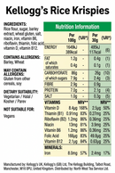 Kellogg's Rice Krispies 400g (Pack of 4) 5147858000