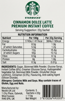 Starbucks Cinnamon Dolce Latte Instant Coffee Sachets 5x23.5g