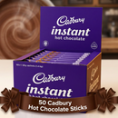 Cadbury Fairtrade Hot Chocolate Instant Sticks 28g (Pack of 50)